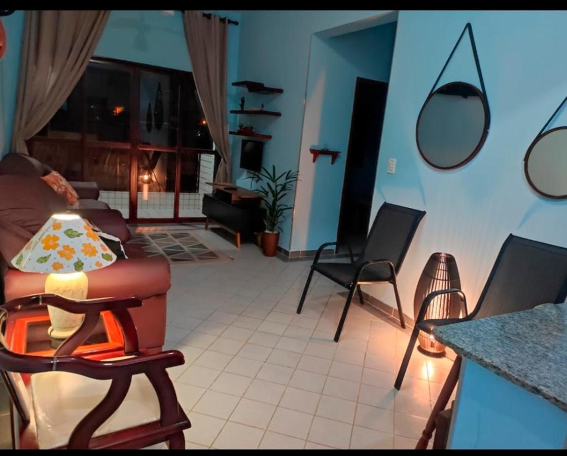 Апартаменты Ap Beira-Mar Com Wi-Fi E Garagem Монгагуа Экстерьер фото